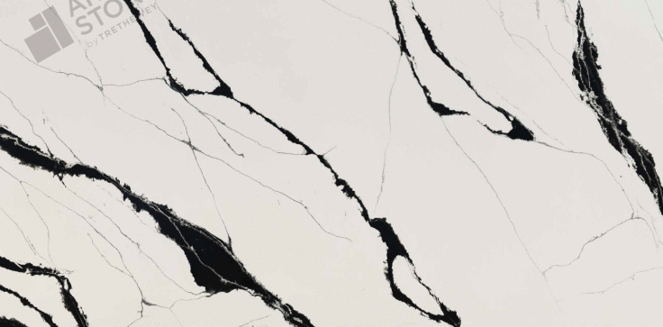 Calacatta Black - Compac - Close Up