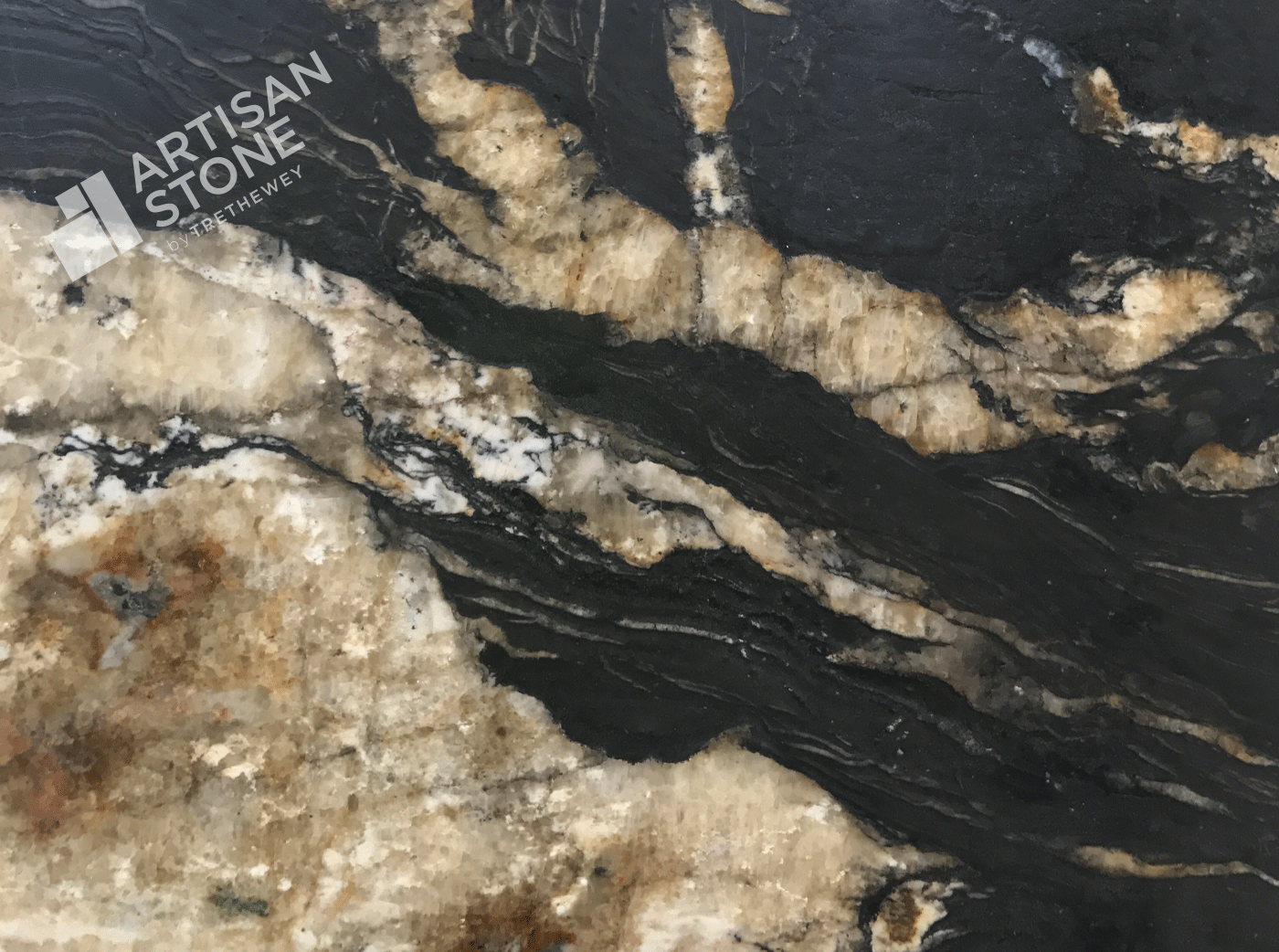 Titanium Gold - Granite - Close Up