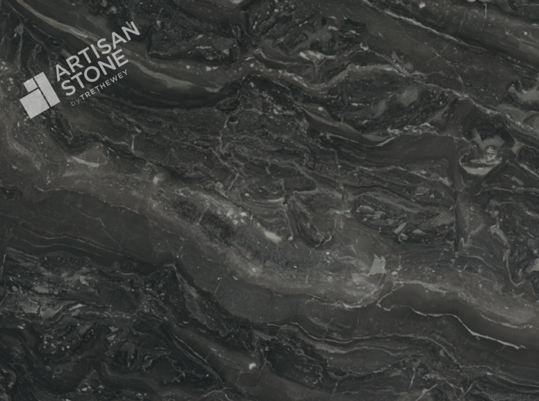 Affogato (Grigio Orobico) Block 14001M - Marble - Close Up